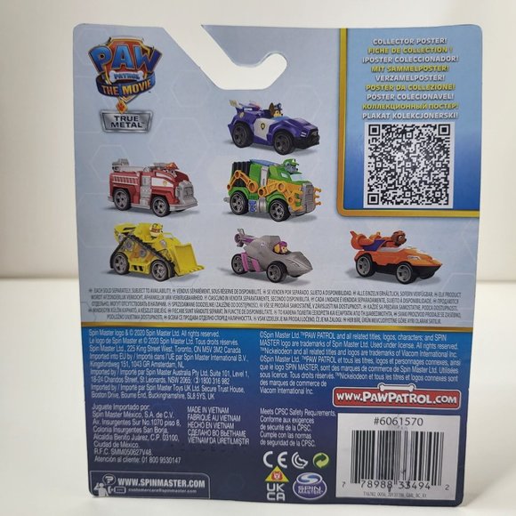 Spin Master Paw Patrol The Movie Skye True Metal Diecast Vehicle Nickelodeon - Picture 7 of 11